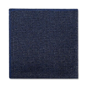 Foundations blue pocket square