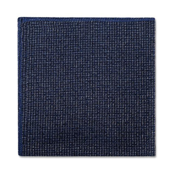 Foundations blue pocket square