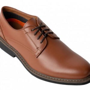 Chestnut Oxford round toe shoe