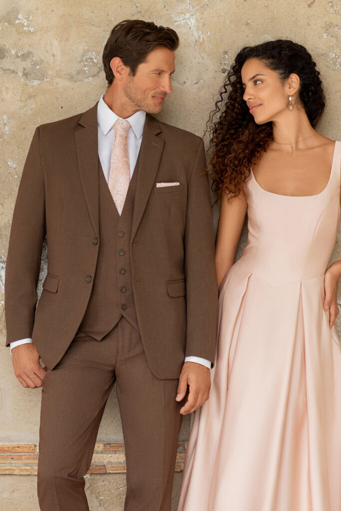 Metro Cocoa Brown Suit Package - the Winona Wedding Planners